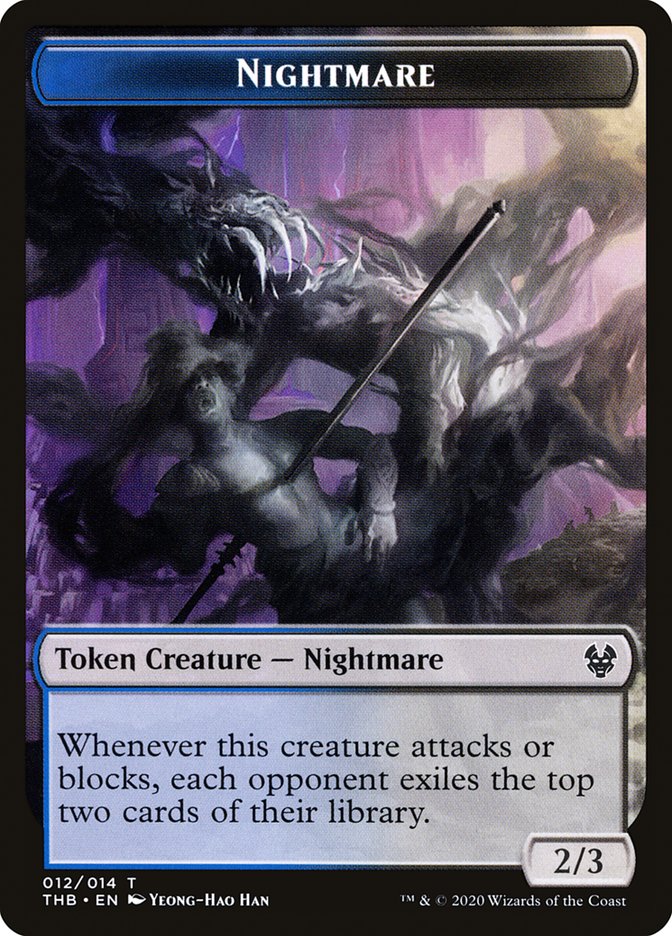 Nightmare Token [Theros Beyond Death Tokens] | I Want That Stuff Brandon