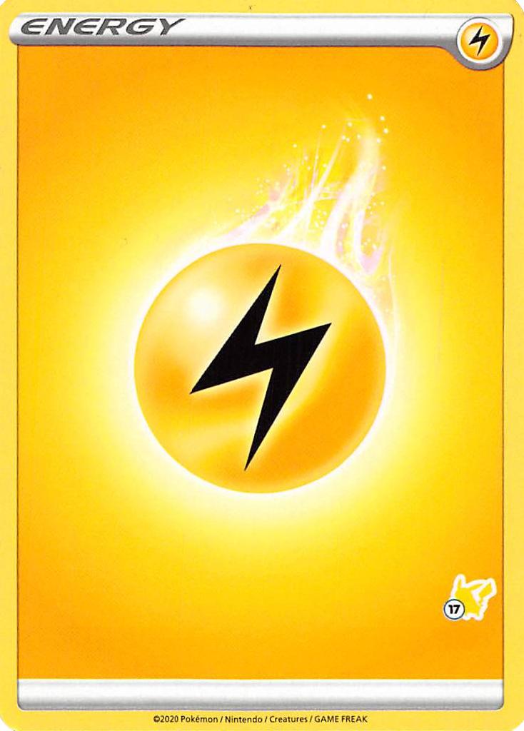 Lightning Energy (Pikachu Stamp #17) [Battle Academy 2022] | I Want That Stuff Brandon