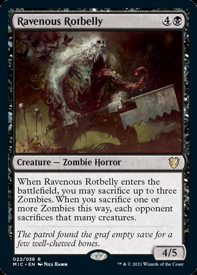 Ravenous Rotbelly [Innistrad: Midnight Hunt Commander] | I Want That Stuff Brandon