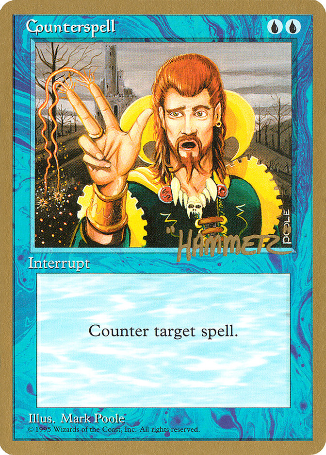 Counterspell (Shawn "Hammer" Regnier) [Pro Tour Collector Set] | I Want That Stuff Brandon