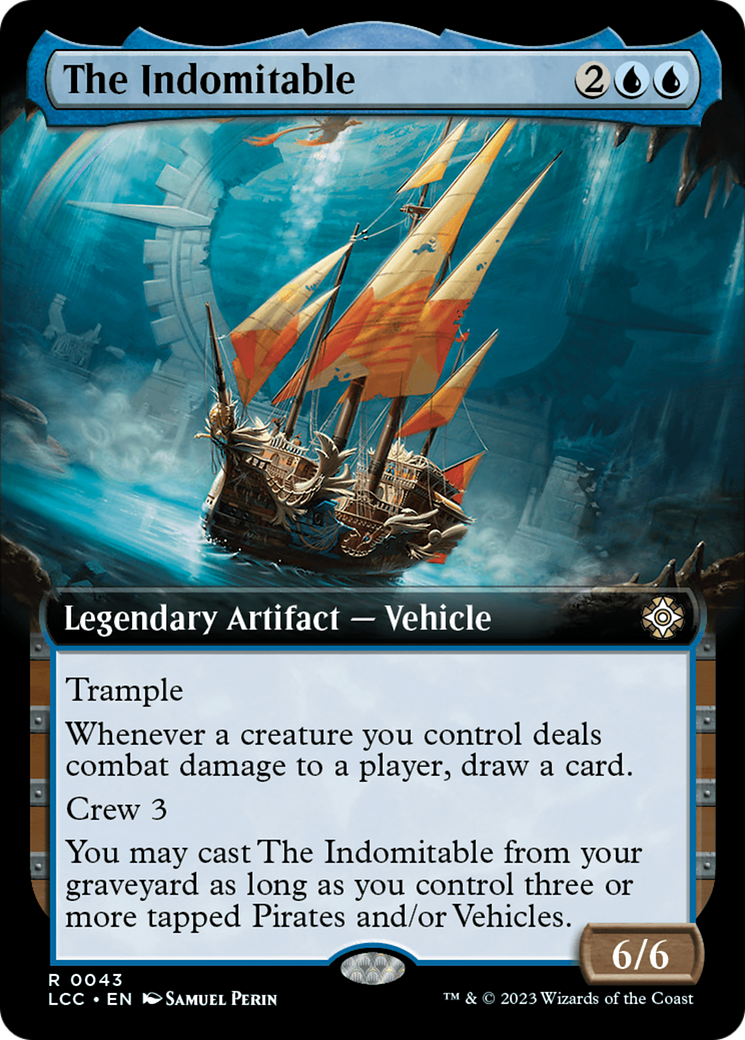 The Indomitable (Extended Art) [The Lost Caverns of Ixalan Commander] | I Want That Stuff Brandon