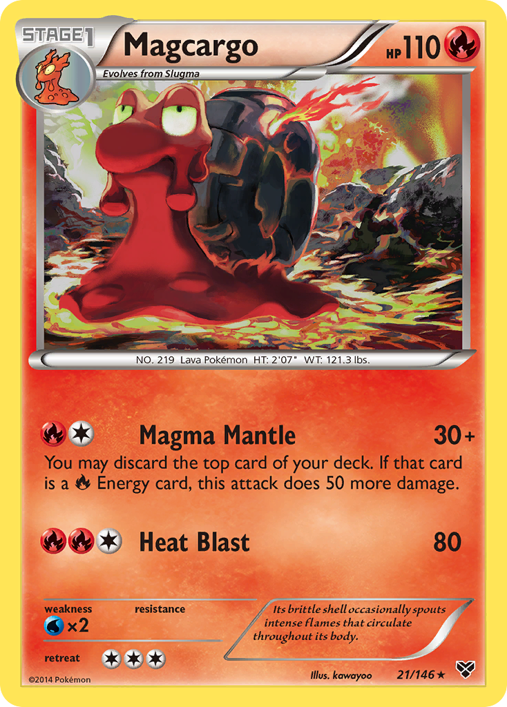 Magcargo (21/146) [XY: Base Set] | I Want That Stuff Brandon