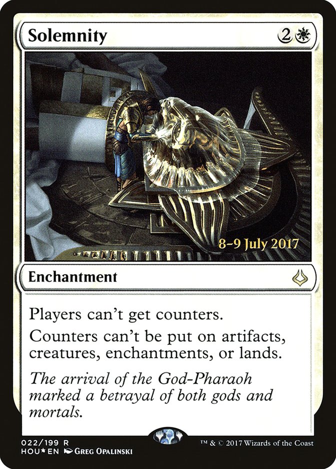 Solemnity [Hour of Devastation Prerelease Promos] | I Want That Stuff Brandon