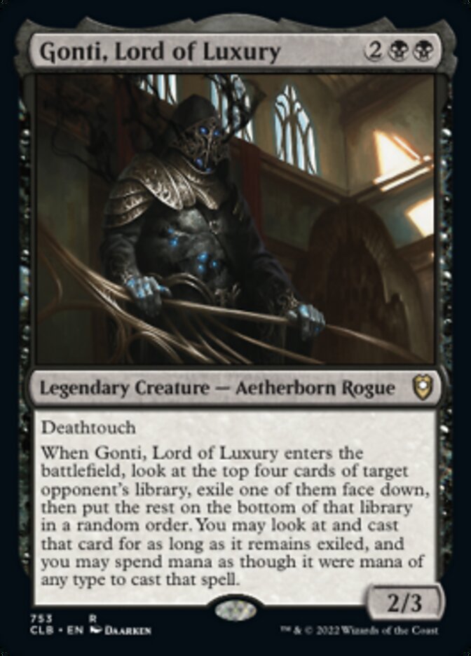 Gonti, Lord of Luxury [Commander Legends: Battle for Baldur's Gate] | I Want That Stuff Brandon
