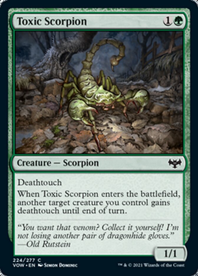 Toxic Scorpion [Innistrad: Crimson Vow] | I Want That Stuff Brandon
