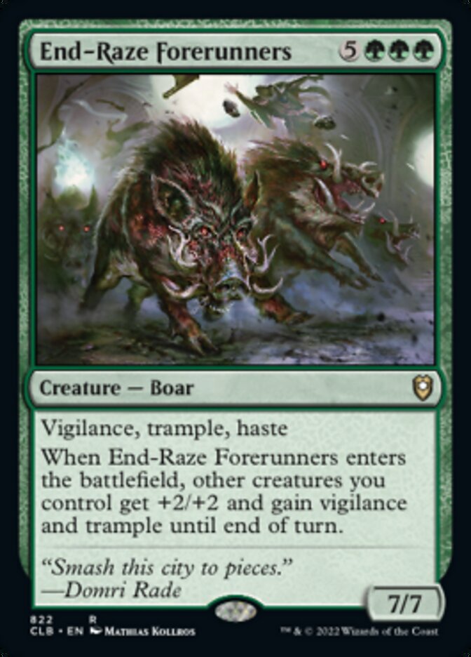 End-Raze Forerunners [Commander Legends: Battle for Baldur's Gate] | I Want That Stuff Brandon