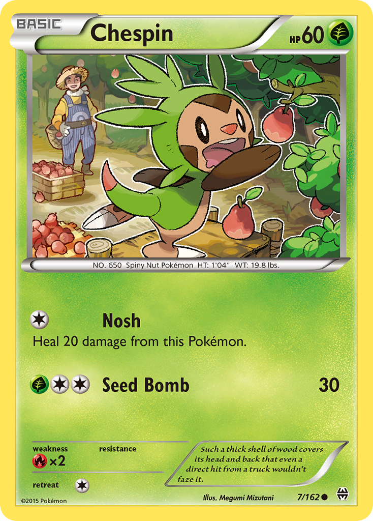 Chespin (7/162) [XY: BREAKthrough] | I Want That Stuff Brandon