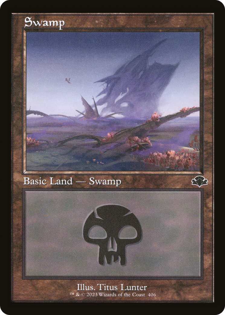 Swamp (406) (Retro) [Dominaria Remastered] | I Want That Stuff Brandon