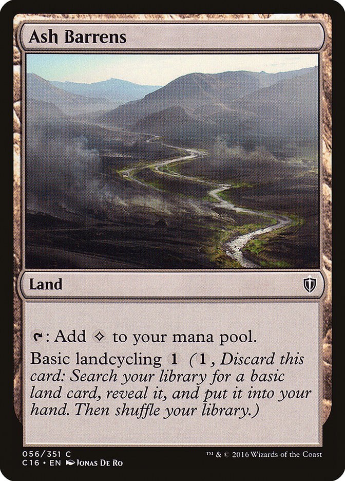 Ash Barrens [Commander 2016] | I Want That Stuff Brandon