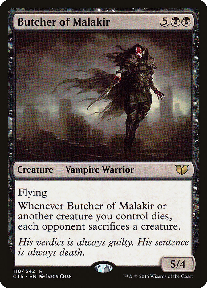 Butcher of Malakir [Commander 2015] | I Want That Stuff Brandon