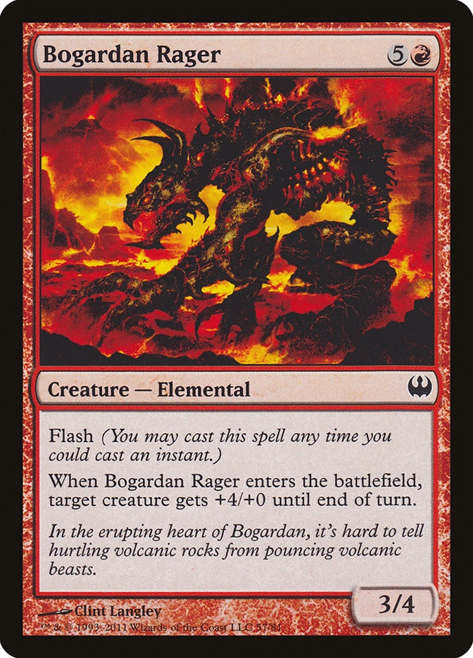 Bogardan Rager [Duel Decks: Knights vs. Dragons] | I Want That Stuff Brandon