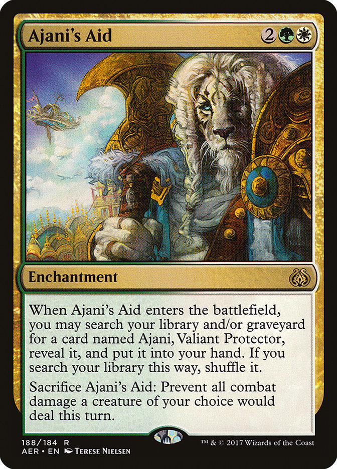 Ajani's Aid [Aether Revolt] | I Want That Stuff Brandon