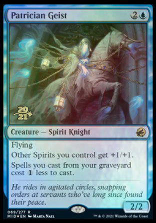 Patrician Geist [Innistrad: Midnight Hunt Prerelease Promos] | I Want That Stuff Brandon