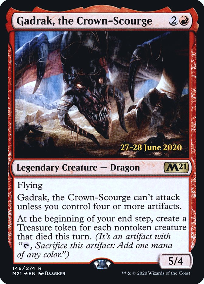 Gadrak, the Crown-Scourge [Core Set 2021 Prerelease Promos] | I Want That Stuff Brandon