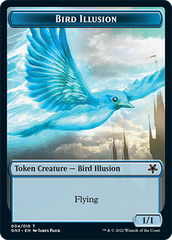 Bird Illusion // Elf Warrior Double-Sided Token [Game Night: Free-for-All Tokens] | I Want That Stuff Brandon