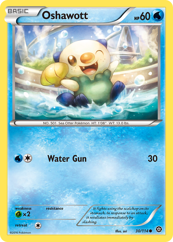 Oshawott (30/114) [XY: Steam Siege] | I Want That Stuff Brandon