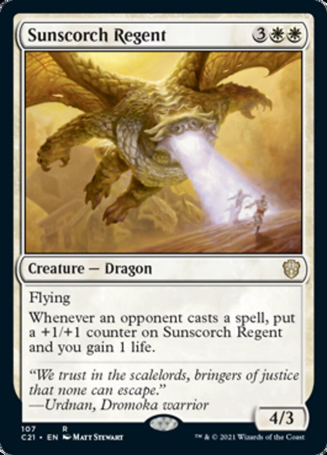 Sunscorch Regent [Commander 2021] | I Want That Stuff Brandon