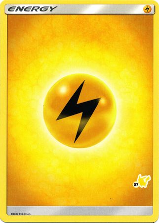 Lightning Energy (Pikachu Stamp #27) [Battle Academy 2020] | I Want That Stuff Brandon