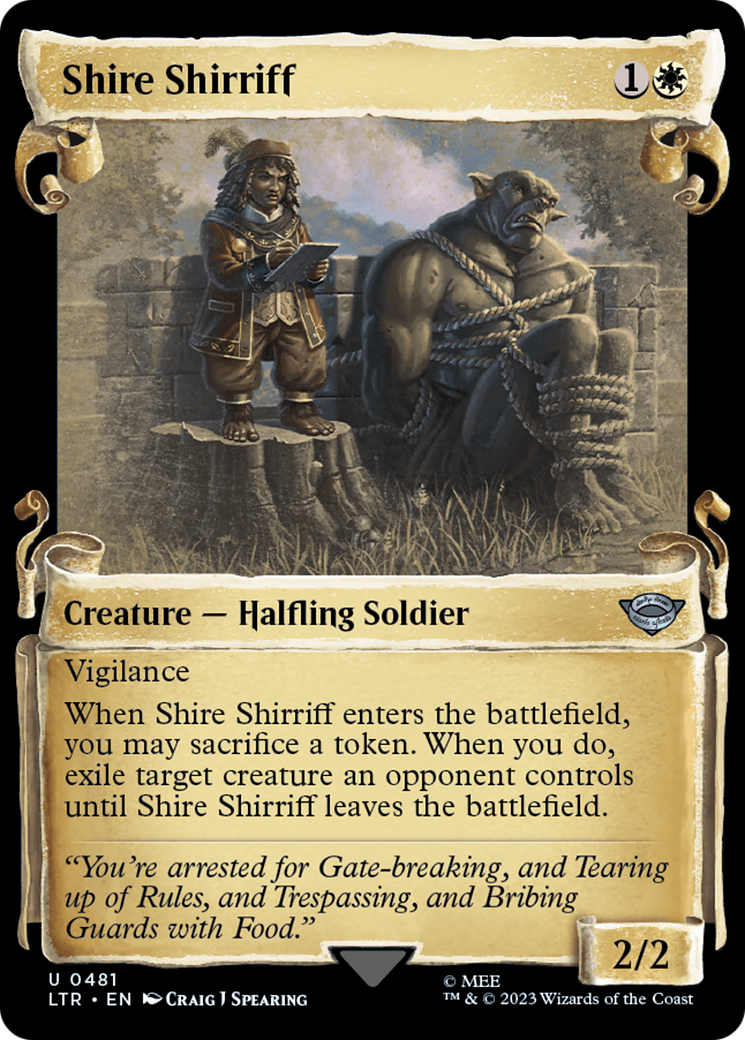 Shire Shirriff [The Lord of the Rings: Tales of Middle-Earth Showcase Scrolls] | I Want That Stuff Brandon