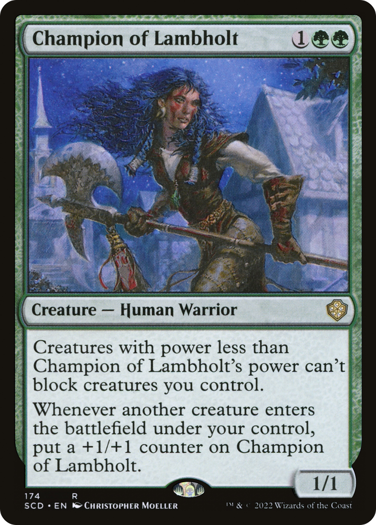 Champion of Lambholt [Starter Commander Decks] | I Want That Stuff Brandon