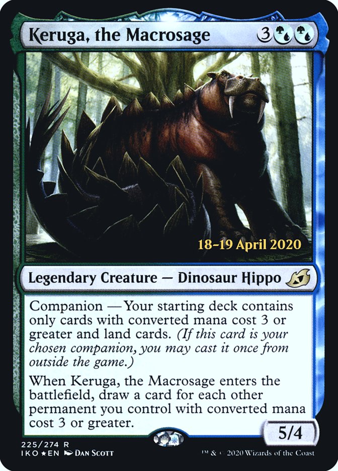 Keruga, the Macrosage [Ikoria: Lair of Behemoths Prerelease Promos] | I Want That Stuff Brandon