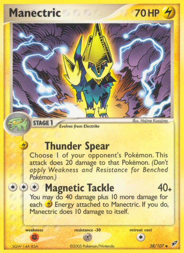 Manectric (38/107) [EX: Deoxys] | I Want That Stuff Brandon