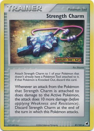 Strength Charm (81/101) (Stamped) [EX: Dragon Frontiers] | I Want That Stuff Brandon