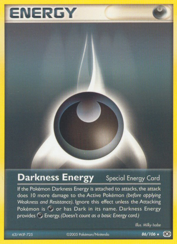 Darkness Energy (86/106) [EX: Emerald] | I Want That Stuff Brandon