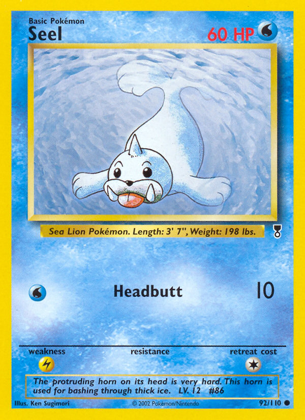 Seel (92/110) [Legendary Collection] | I Want That Stuff Brandon