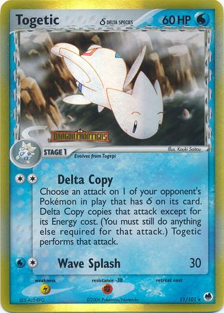 Togetic (11/101) (Delta Species) (Stamped) [EX: Dragon Frontiers] | I Want That Stuff Brandon