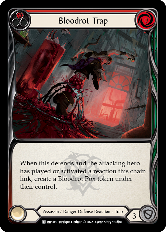 Bloodrot Trap (Red) [RIP008] (Outsiders Riptide Blitz Deck) | I Want That Stuff Brandon