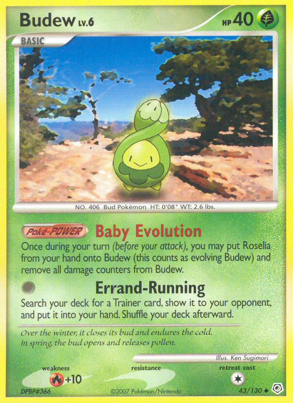 Budew (43/130) [Diamond & Pearl: Base Set] | I Want That Stuff Brandon