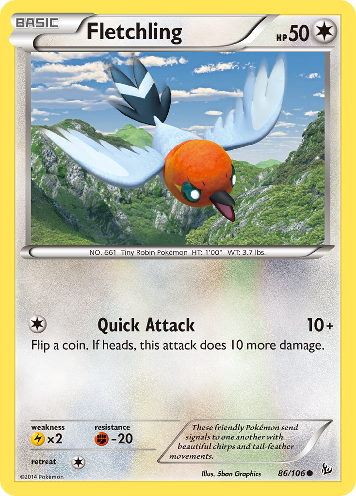 Fletchling (86/106) [XY: Flashfire] | I Want That Stuff Brandon