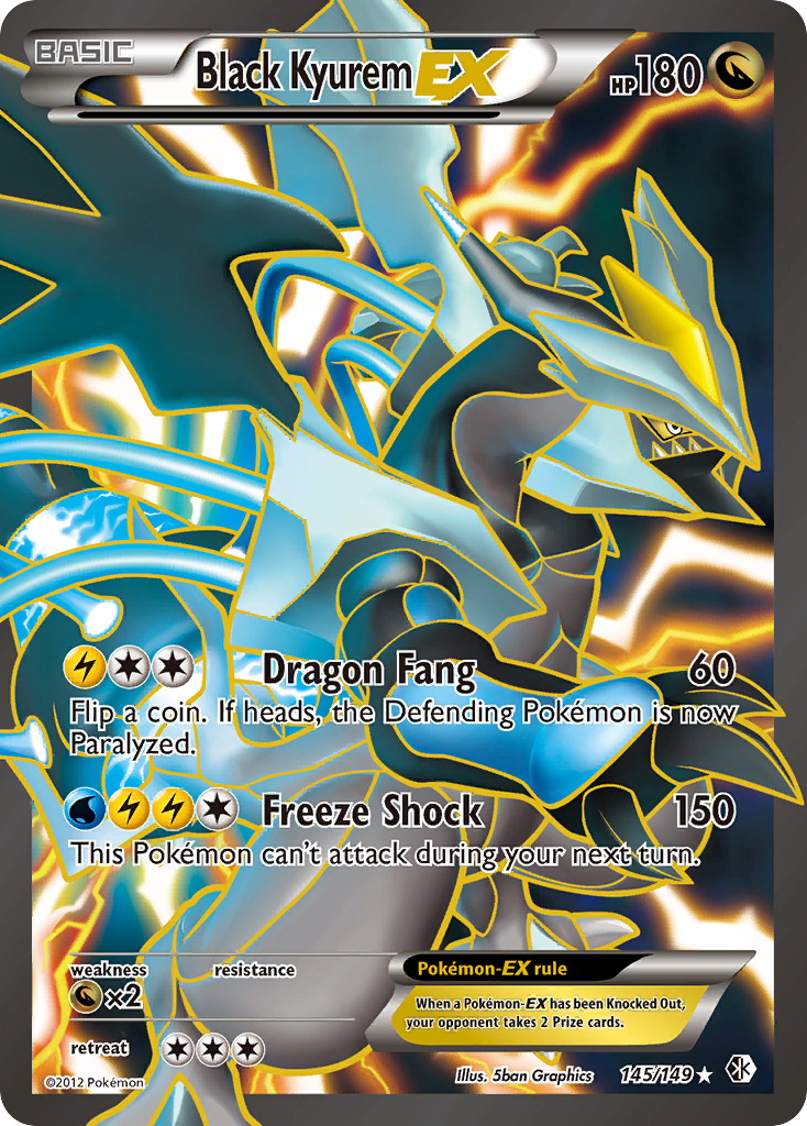 Black Kyurem EX (145/149) [Black & White: Boundaries Crossed] | I Want That Stuff Brandon