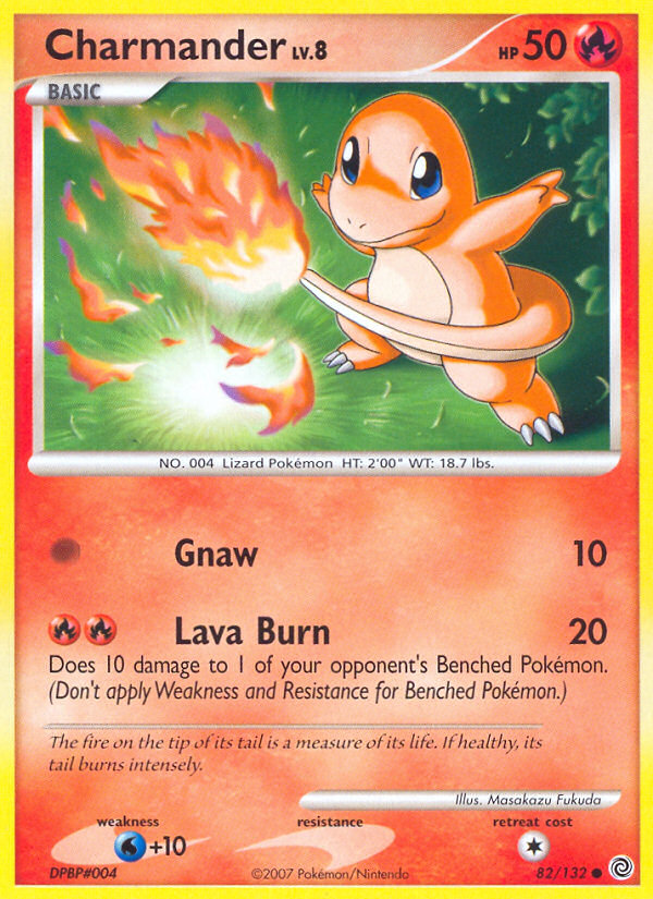 Charmander (82/132) [Diamond & Pearl: Secret Wonders] | I Want That Stuff Brandon