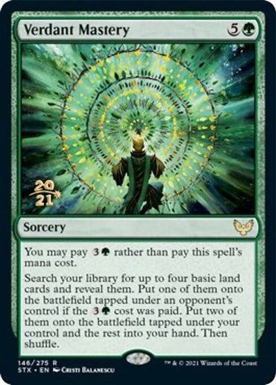 Verdant Mastery [Strixhaven: School of Mages Prerelease Promos] | I Want That Stuff Brandon