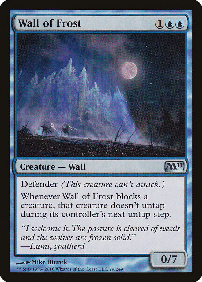 Wall of Frost [Magic 2011] | I Want That Stuff Brandon