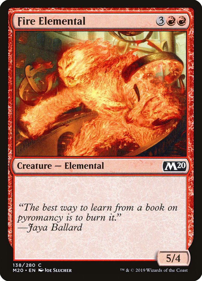 Fire Elemental [Core Set 2020] | I Want That Stuff Brandon