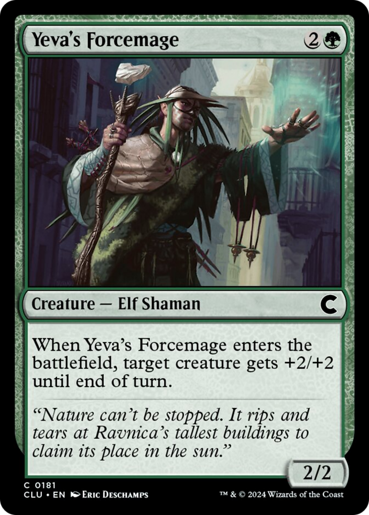 Yeva's Forcemage [Ravnica: Clue Edition] | I Want That Stuff Brandon
