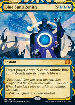 Blue Sun's Zenith (Foil Etched) [Strixhaven: School of Mages Mystical Archive] | I Want That Stuff Brandon