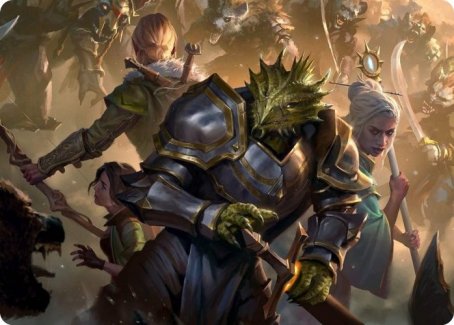 You Come to the Gnoll Camp Art Card [Dungeons & Dragons: Adventures in the Forgotten Realms Art Series] | I Want That Stuff Brandon