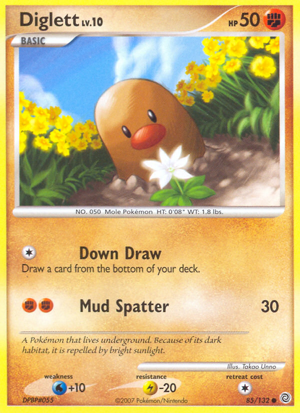 Diglett (85/132) [Diamond & Pearl: Secret Wonders] | I Want That Stuff Brandon