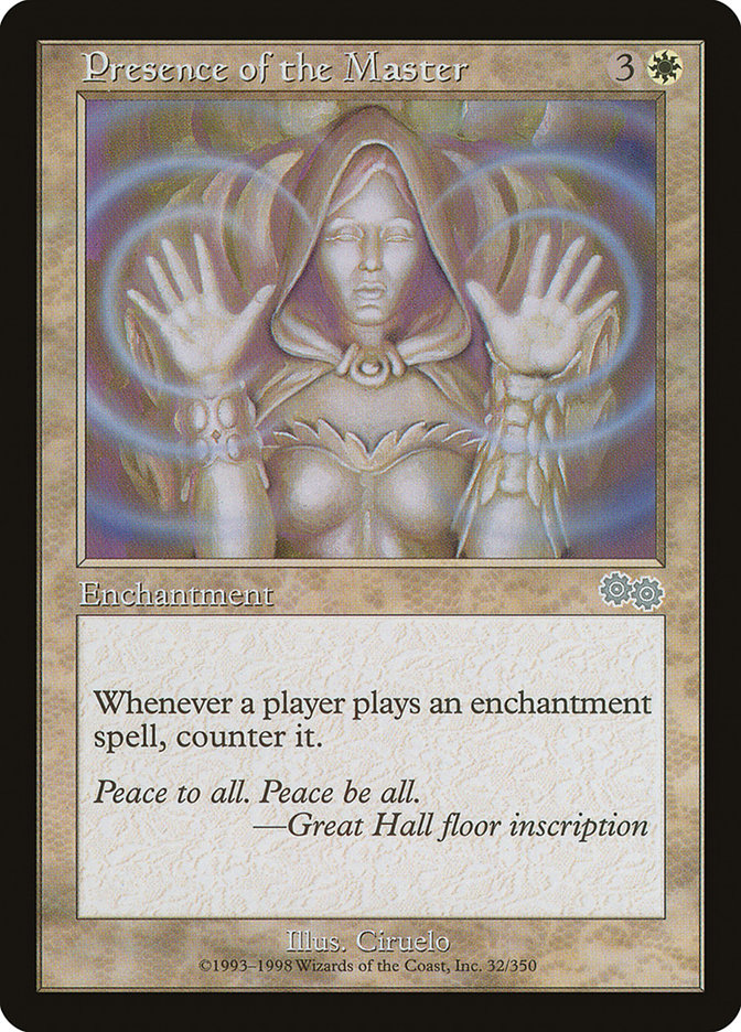 Presence of the Master [Urza's Saga] | I Want That Stuff Brandon