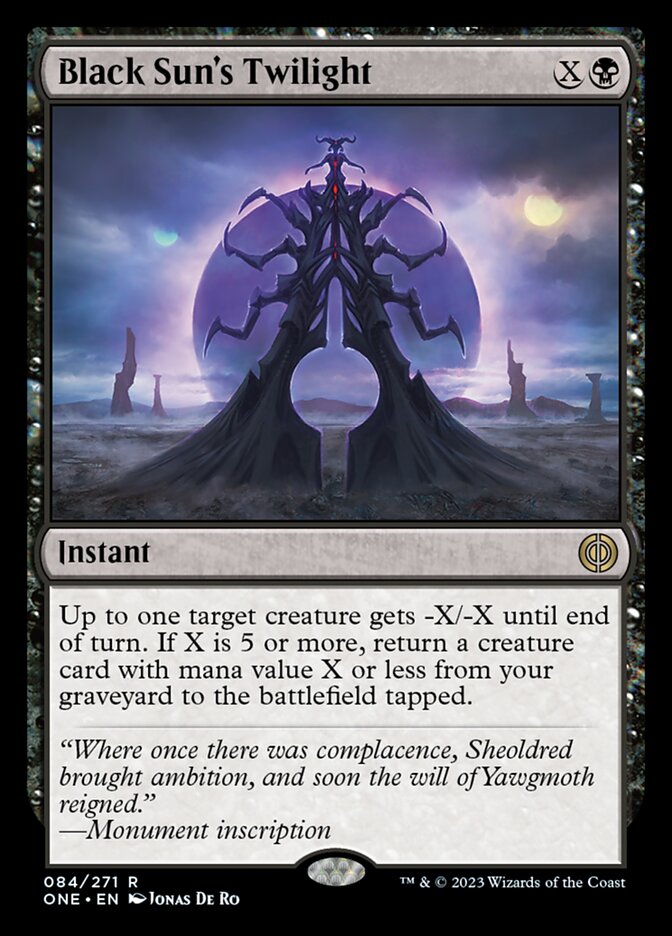 Black Sun's Twilight [Phyrexia: All Will Be One] | I Want That Stuff Brandon