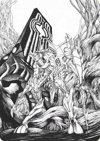 Lukka, Bound to Ruin Art Card [Phyrexia: All Will Be One Art Series] | I Want That Stuff Brandon