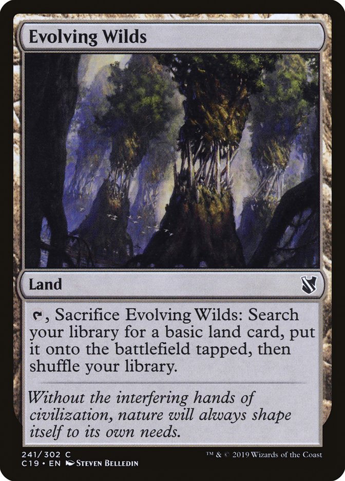 Evolving Wilds [Commander 2019] | I Want That Stuff Brandon