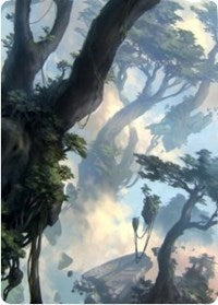 Forest 1 Art Card [Zendikar Rising Art Series] | I Want That Stuff Brandon