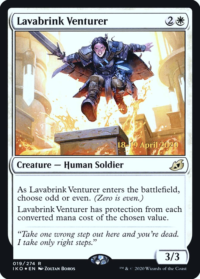 Lavabrink Venturer [Ikoria: Lair of Behemoths Prerelease Promos] | I Want That Stuff Brandon