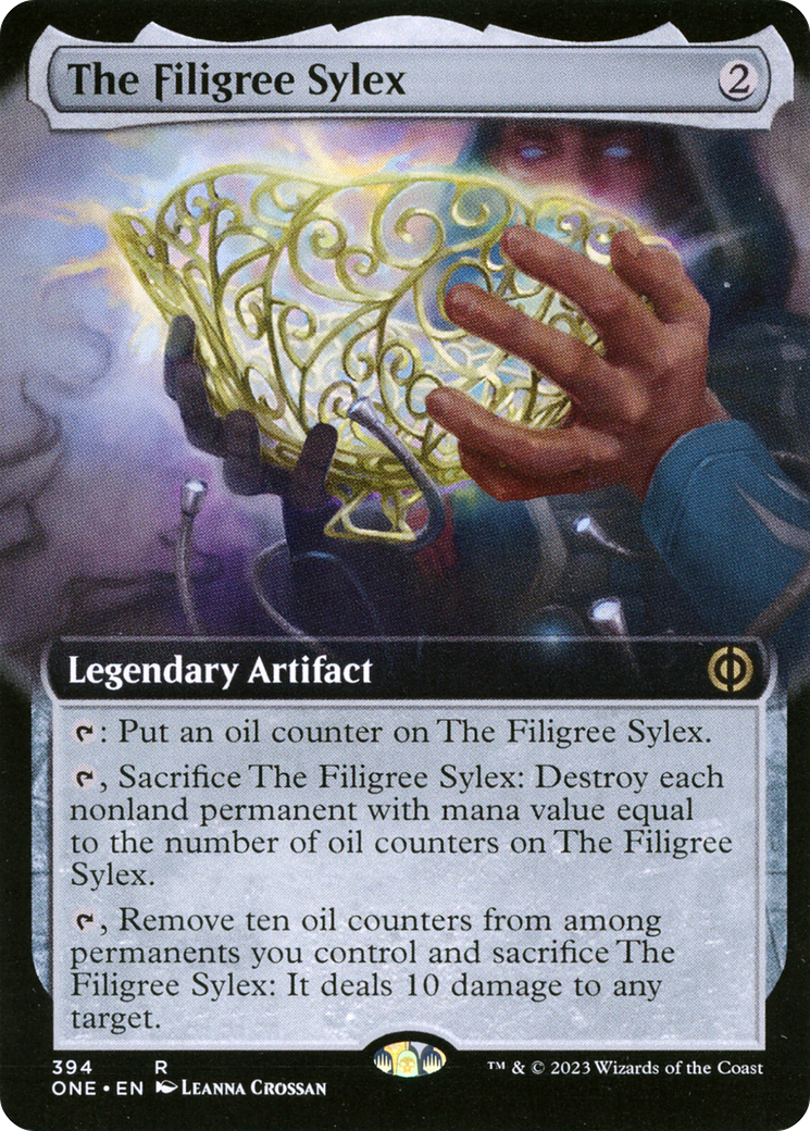 The Filigree Sylex (Extended Art) [Phyrexia: All Will Be One] | I Want That Stuff Brandon