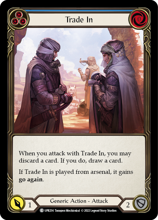 Trade In (Blue) [UPR214] (Uprising)  Rainbow Foil | I Want That Stuff Brandon